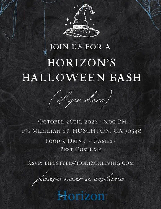 Event flyer: Horizon's Halloween Bash