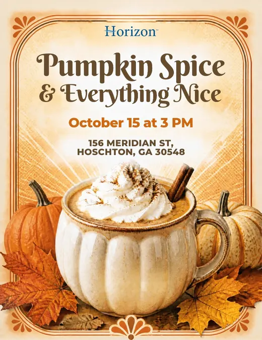 Event flyer: Pumpkin Spice & Everything Nice